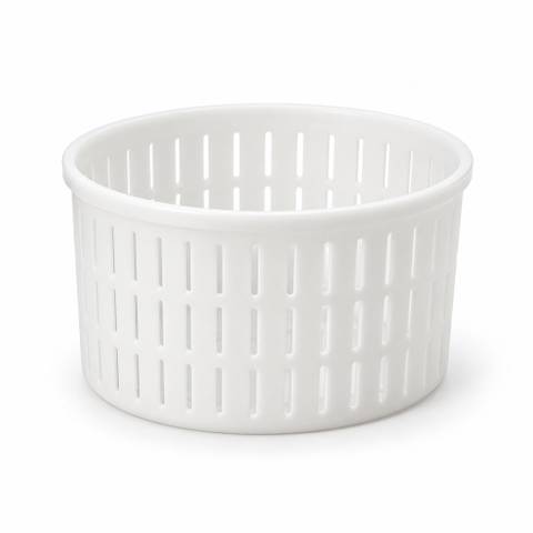 Imagen ilustrativa generada con IA: Molde quesero 1kg. Diseño recreado, no fotografía oficial.