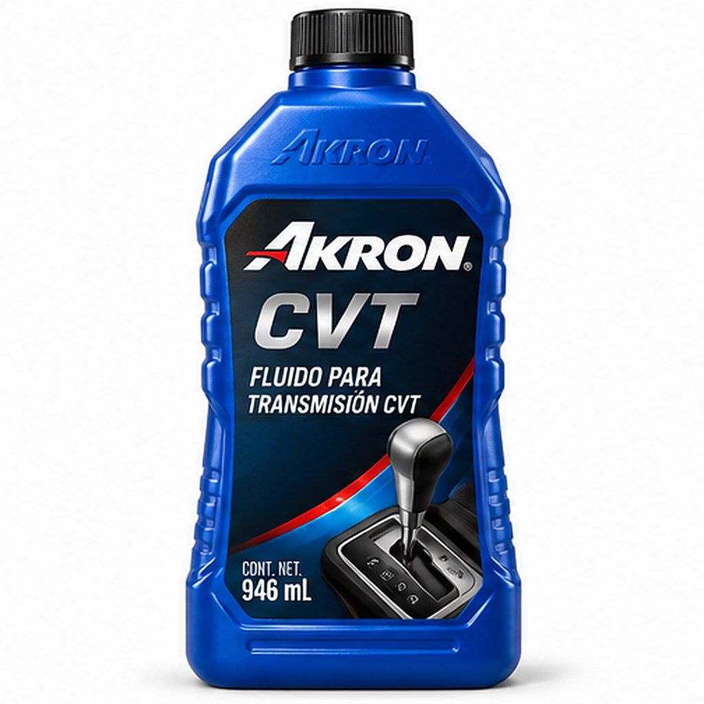 Imagen ilustrativa generada con IA: AKRON CVT 946ml x6. Diseño recreado, no fotografía oficial.